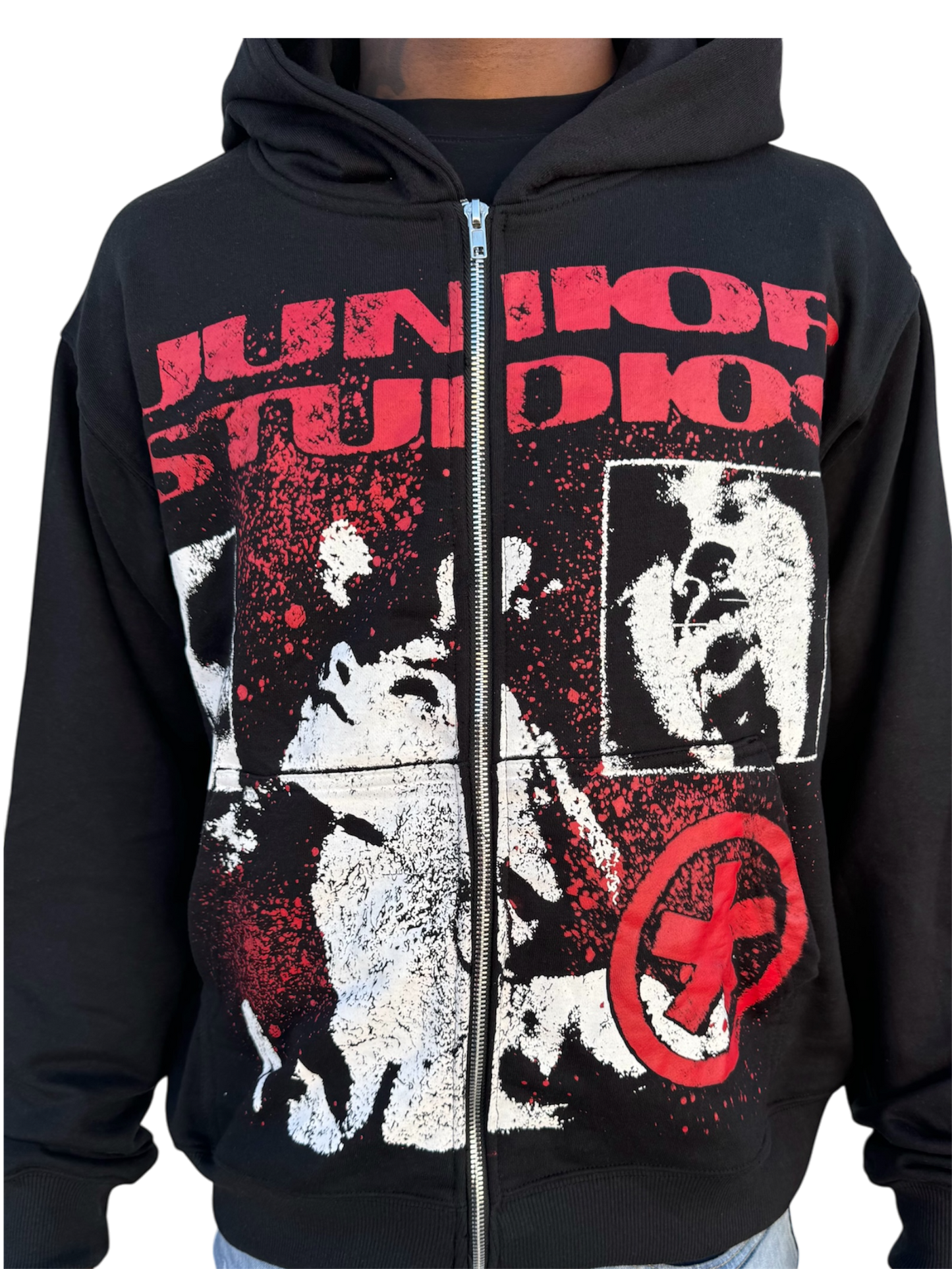 Black and Red Scream Hoodie